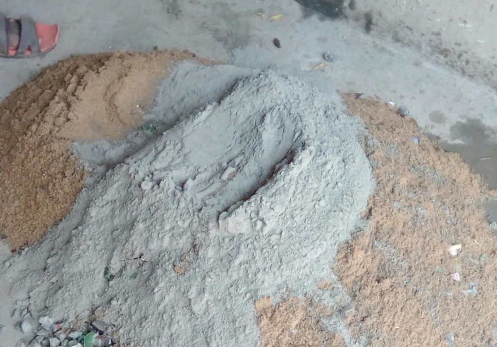 Cement Sand Site Mixing Civilology