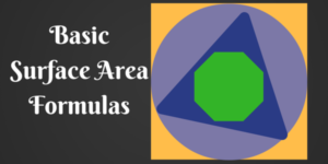 Basic Surface Area Formulas