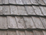 Wooden shingle roof