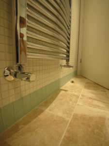 skirting tiles used in bathroom