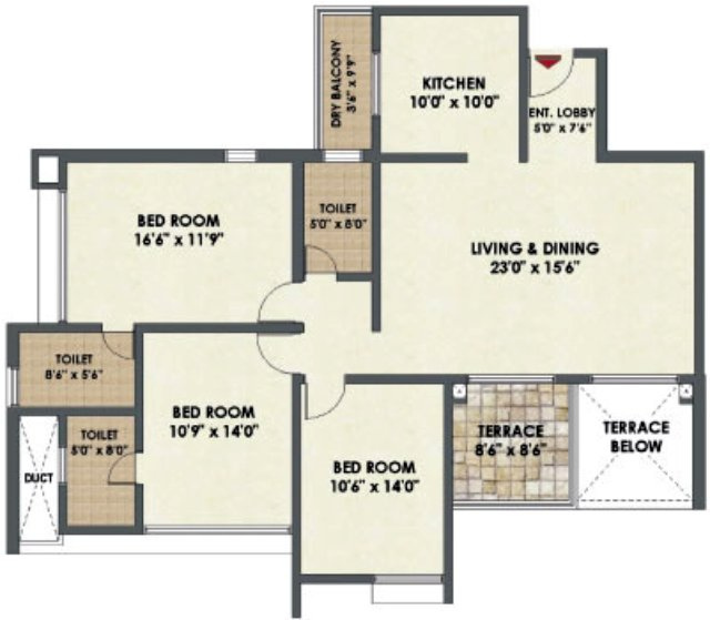 What Is 1 BHK 2 BHK 3 BHK 0 5 BHK In A Flat Layout Civilology how-many-square-feet-is-a-2-car-garage